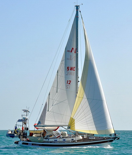 Sailing at south Cuba