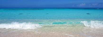 Stocking Island, utanfr George Town, Bahamas